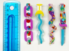 RAINBOW MAGIC SWITCHBLADE acetate hair clip