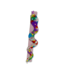 MAGIC SNAKE acetate hair clip