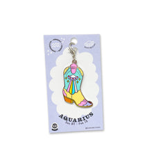 AQUARIUS BOOT enamel pin or charm