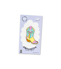 AQUARIUS BOOT enamel pin or charm