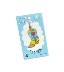 CANCER BOOT enamel pin or charm