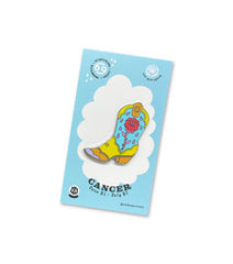 CANCER BOOT enamel pin or charm