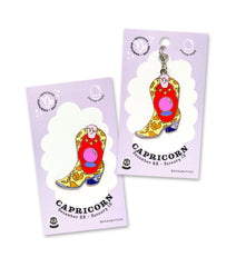 CAPRICORN BOOT enamel pin or charm