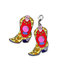 CAPRICORN BOOT enamel pin or charm