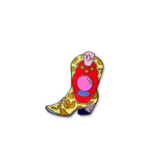 CAPRICORN BOOT enamel pin or charm