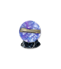 CRYSTAL BALL acetate hair clip