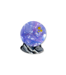 CRYSTAL BALL acetate hair clip