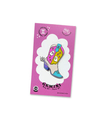 GEMINI BOOT enamel pin or charm