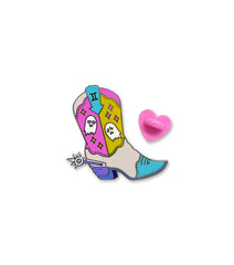 GEMINI BOOT enamel pin or charm