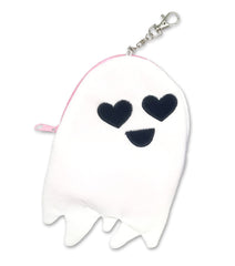 HAPPY GHOST plush zip pouch