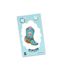 PISCES BOOT enamel pin or charm