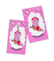 SCORPIO BOOT enamel pin or charm