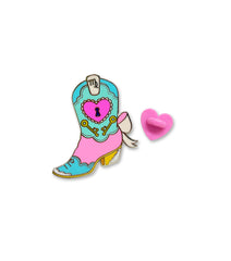 VIRGO BOOT enamel pin or charm