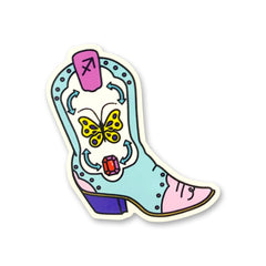 ZODIAC BOOTS 2.5” sticker - 12 STYLES TO CHOOSE FROM!