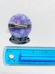 CRYSTAL BALL acetate hair clip