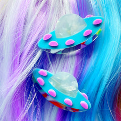 UFO acetate hair clip