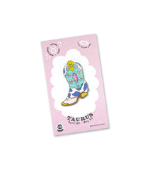 TAURUS BOOT enamel pin or charm